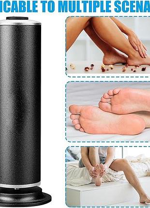 Vriusi electric foot callus remover: аккумуляторная пемза, серебристая