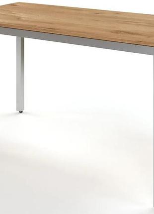 Обідній стіл loft details pl сірий каркас, 18 мм, 1200 мм, дуб крафт золотий