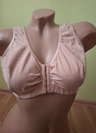Бюстгальтер мягкий без косточки коттон 95 в-э