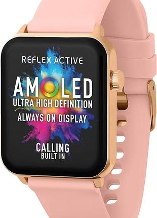 Смарт-часы reflex active series 30 pink – 1.78'' amoled always-on display