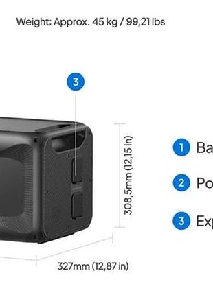 Зовнішня батарея bluetti b500k для систем резервного живлення