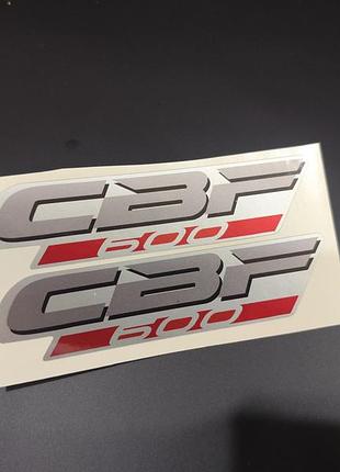 Серебристый металлик наклейки на мотоцикл бак пластик honda хонда cbf цбф 600 сбф