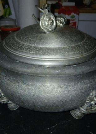 Казанок вінтажний швеція автор ernst swedbom 1973 рік 20×23см 2.5л