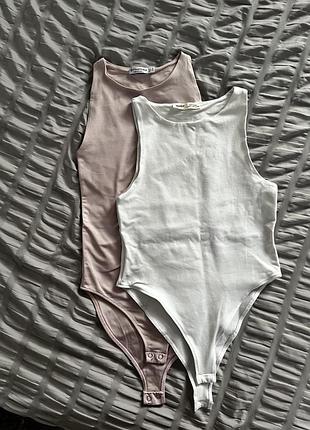 Білий боді pull&bear