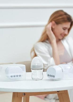 Двойной беспроводной молокоотсос bellababy hands free: 4 режима, 2 шт в комплекте