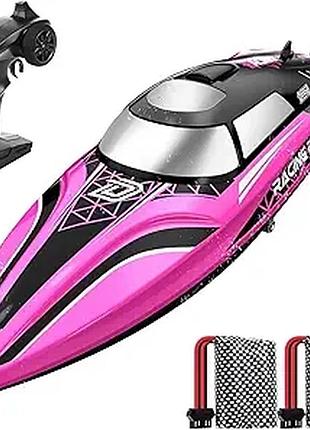 Скоростной катер на радиоуправлении deerc rc boat led 32 км/ч