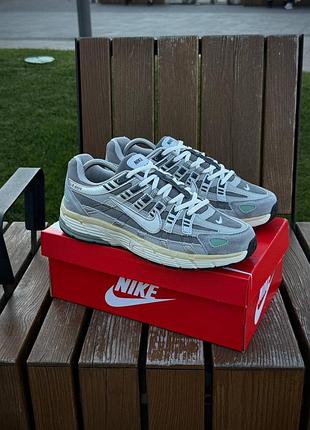 Кроссовки мужские nike p-6000 reflective t бело-серые