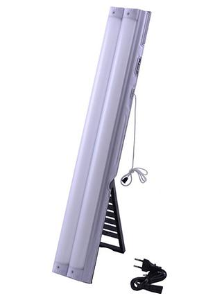 Ліхтар 6859 r, 120led, вбудований акум., зп 220v
