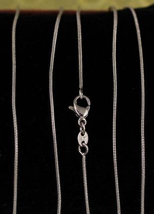 Цепь xuping jewelry жгут 45 см 1 мм серебристая love-shopping
