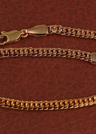 Браслет xuping jewelry кобра 20 см 4 мм золотистый love-shopping
