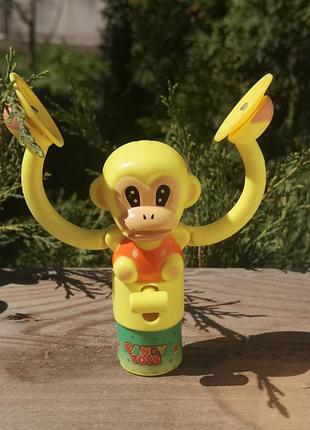 Обезьяна с цимбалами игровая фигурка