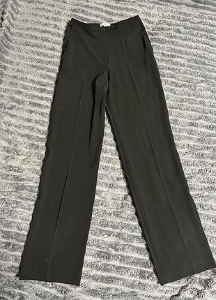 Класичні чорні брюки h&m (прямий крій)
