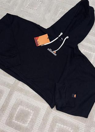 Худи укороченный черный ellesse новый, 36 размер