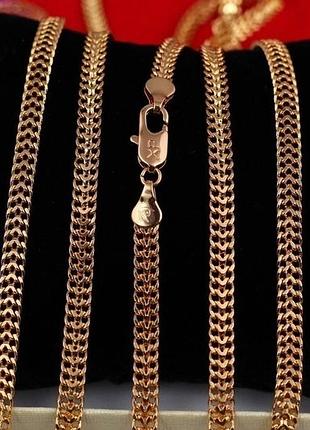 Цепь xuping jewelry питон 40 см 3,5 мм золотистая love-shopping