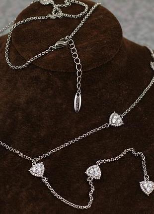 Цепь xuping jewelry мон амур 73 см 1 мм серебристая love-shopping