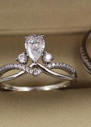 Кольцо xuping jewelry лесная нимфа р 17 серебристое love-shopping