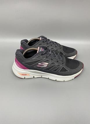 Жіночі кросівки skechers arch fit she's effortless в чудовому стані, рожеві, оригінал 40,5/25,5 см