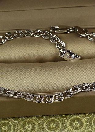 Браслет xuping jewelry лав 19,5 см серебристый love-shopping
