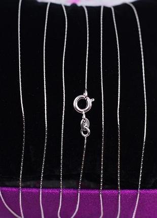 Цепь xuping jewelry волосок 40 см 0,5 мм серебристая love-shopping