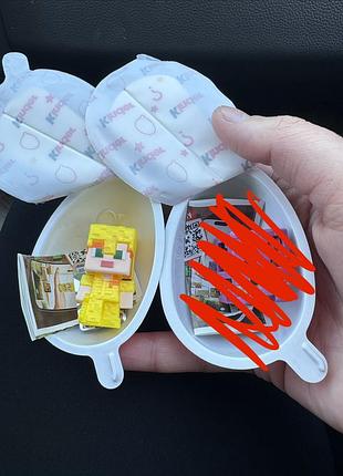 Іграшки майнкрафт kinder joy