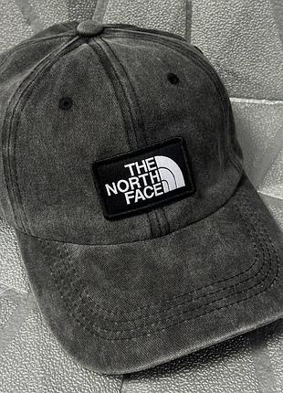 Винтажная кепка the north face черная, бейсболка зе норд фэйс с вышитым логотипом, унисекс