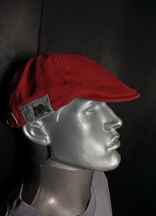 Хлопковый берет британский западный стиль ivy cap красный.