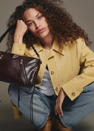 Сумка коричневая zara 9