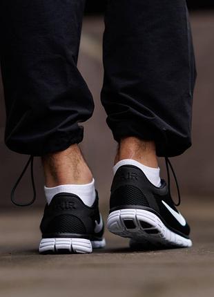 Nike free run 3.0 v2 black white 8