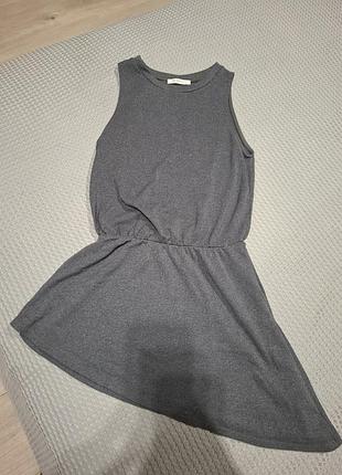 Топ  темно сірий zara, s