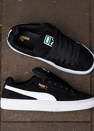 Puma suede xl black white 4