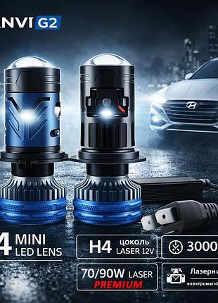 Новинка! мини-линзы sanvi g2 f90 цоколь h4 линза с светотеновым пределом в 6000k 12v 70\90w (30000lm) в штатные места!