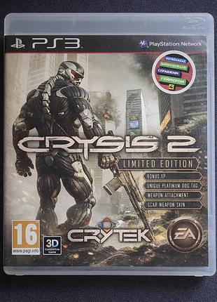 Дисковая версия игры crysis 2 limited edition (ps3, bles01060)