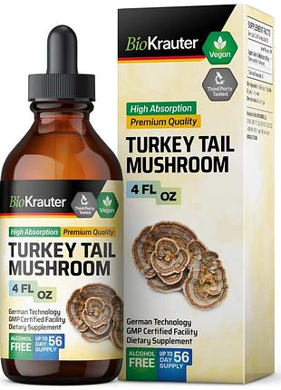 Добавка премиум-класса для иммунитета bio krauter turkey tail mushroom 118 мл