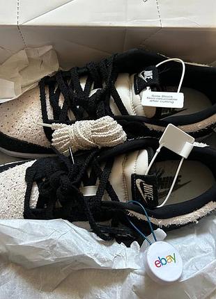 Кросівки чоловічі nike dunk low retro se beige/black, розмір 44.5. за додатковими фото/замірами питаннями пишіть, все сфотографую і поміряю для вас