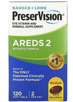 Bausch & lomb preservision areds 2 formula 120 капсул (4384303856)