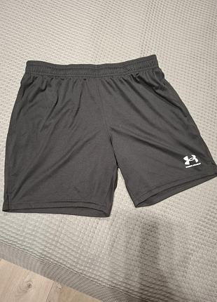 Шорты спортивные черные на мальчика, yxl, under armour, 158-166