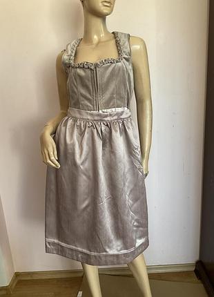 Качественное австрийское платье с фартушком/ s/viva couture