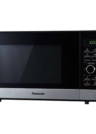 Мікрохвильова піч panasonic nn-sd38hszpe , 23л, електр. керув., 1000вт, дисплей, чорний