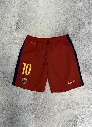 Nike barcelona 2015 2016 lionel messi 10 чоловічі футбольні шорти