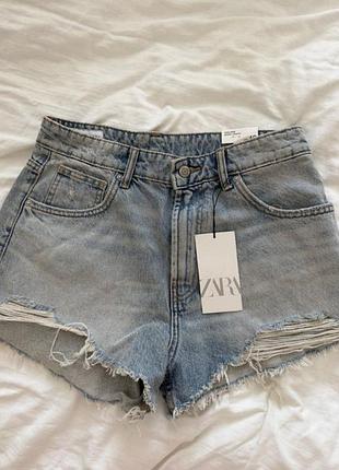 Джинсові шорти жіночі zara