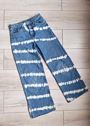 Джинси широкі палаццо на дівчинку 10-11 років denim