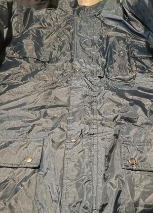 Мужская удлиненная куртка-парка st workwear (xl) - темно-синяя 2