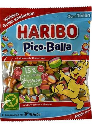 Желейки haribo фруктовые e pico-balla, 160 г