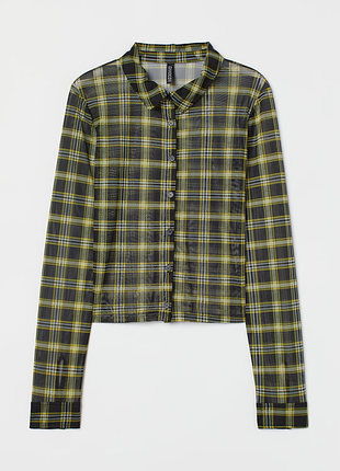 Новая рубашка блузка сеточка h&m - m