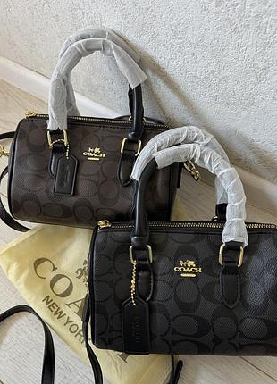 Жіноча сумка коач coach mini rowan