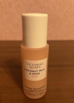 Дезодорант coconut milk & rose victoria’s secret оригінал жіночий дезодорант vs