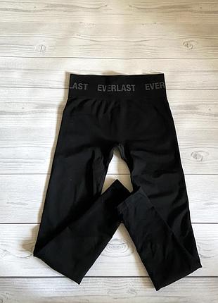 Черные спортивные лосины everlast