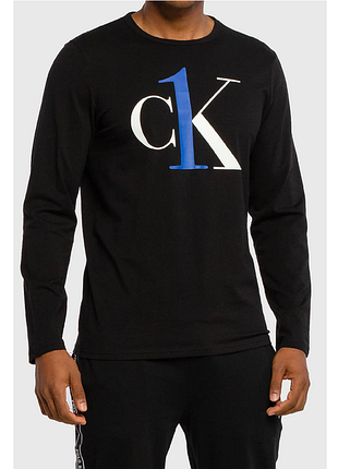 Calvin klein лонгслів світшот з великим логотипом ck