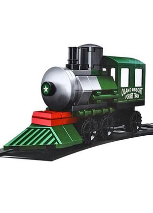 Дитячий конструктор "поїзд" cd8194-2, 87 деталей