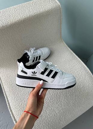 Adidas forum low white/black premium 9